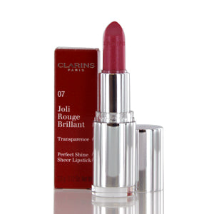 Clarins Joli Rouge Brilliant Lipstick 07 Raspberry  0.12 Oz (3.5 Ml)